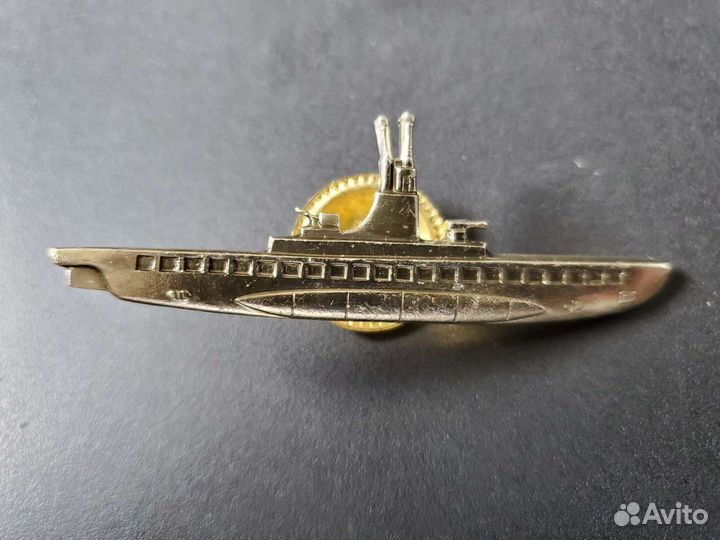 Знак командир подводной лодки. Оригинал. Люкс
