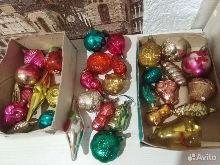 Елочные игрушки СССР лотом