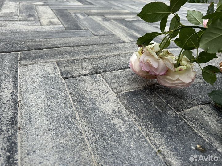 Тротуарная плитка брусчатка от завода