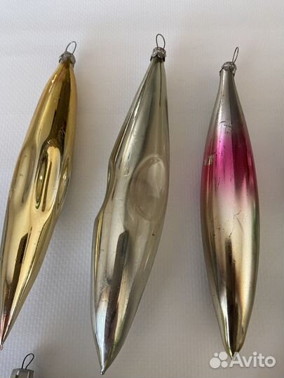 Елочные игрушки СССР одним лотом