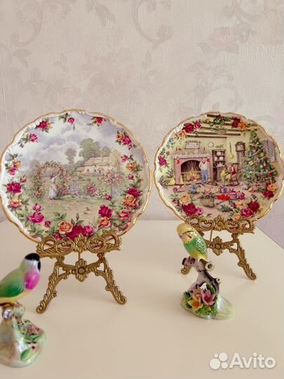 Тарелка настенная,фарфор,винтаж