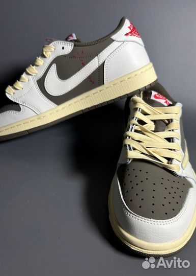 Кроссовки Travis Scott x Air Jordan 1 Люкс