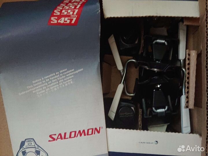 Лыжные крепления salomon 757 для горных лыж новые