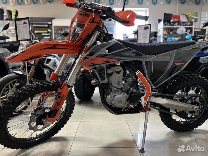 Мотоцикл GR8 F300L (4T 182MN 2x вал. FCR) Enduro