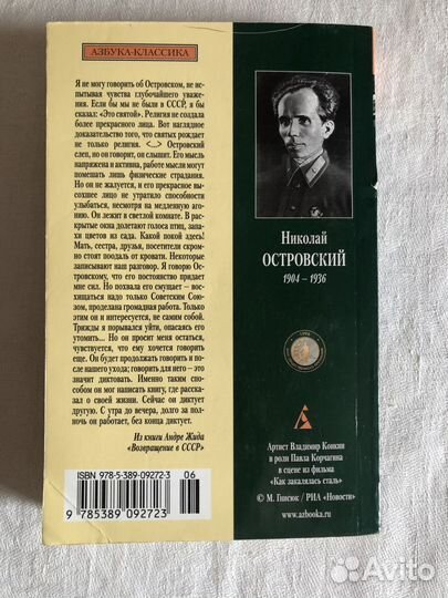 Как закалялась сталь Н Островский