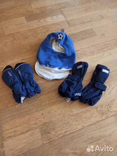 Шапка шлем и крагги