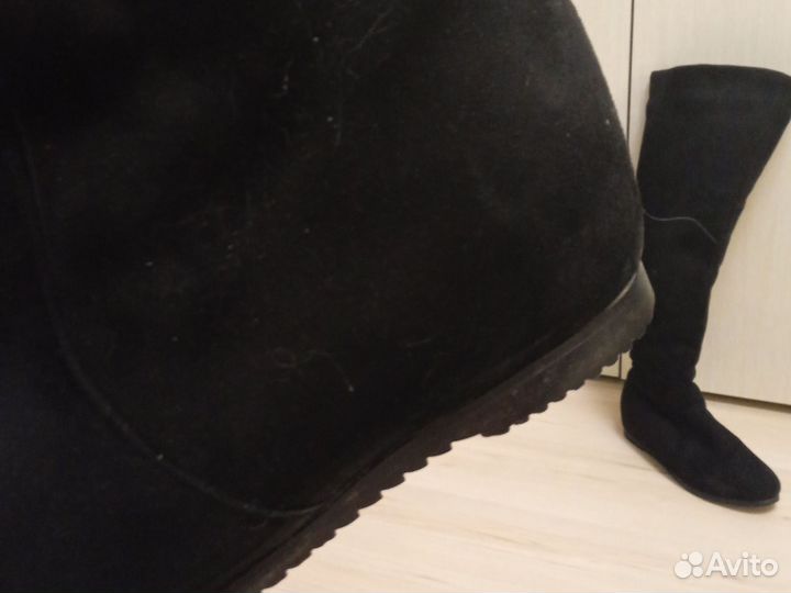 Сапоги ботфорты зимние 38