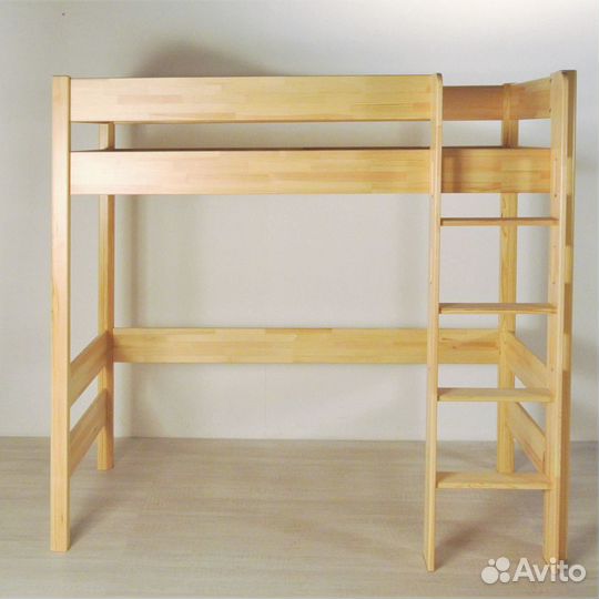 Кровать чердак из массива сосны