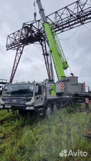 Аренда и услуги автокрана, 60 т, 46 м, с гуськом 16 м