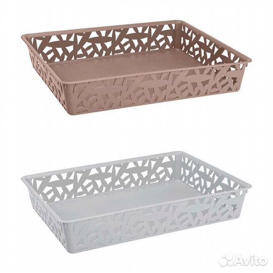 Корзина бытпласт Эконова XL, 34х25,5х6 см, 5,2 л