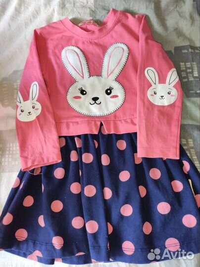 Платье для девочки 92