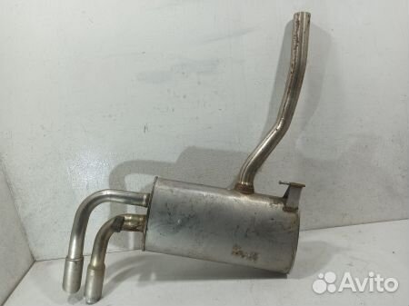 Задняя банка глушителя бмв