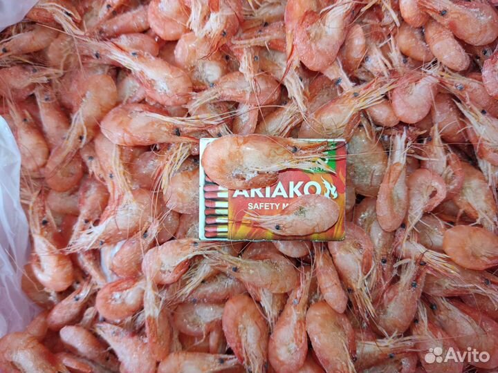 Свежайшая вареномороженная азовская креветка оптом