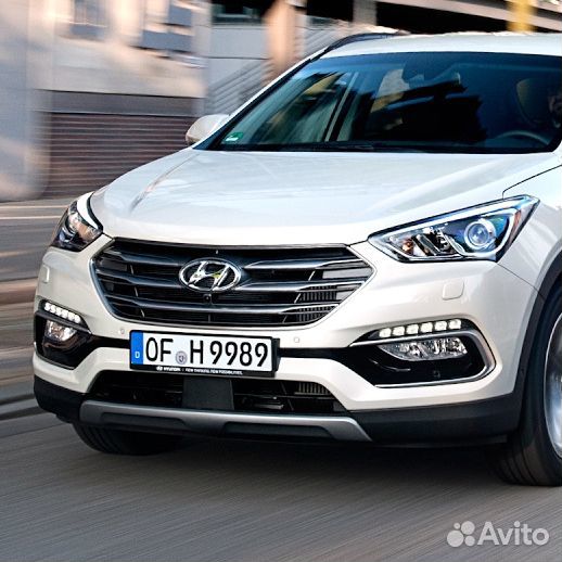 Бампер передний в цвет Hyundai Santa Fe 3