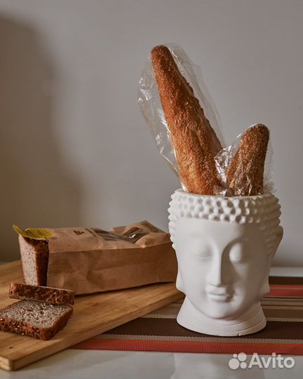 Кашпо Ваза из гипса Будда