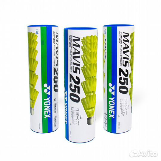 Воланы для бадминтона пластиковые Yonex Mavis 250