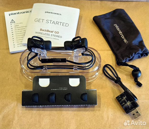 Беспроводные наушники Plantronics BackBeat GO Wire