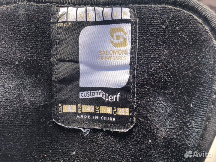 Сноубордические ботинки Salomon 42