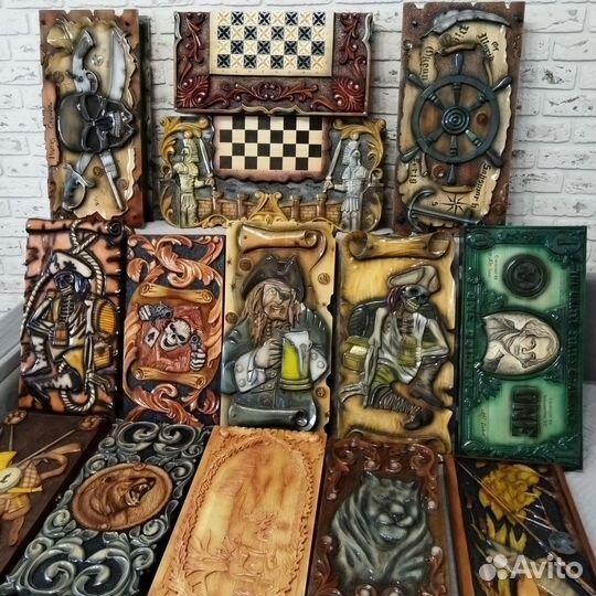 Нарды ручной работы резные