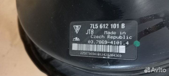 Вакуумный усилитель, Цилиндр тормозной Таурег Каен