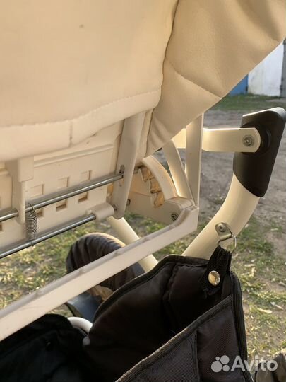 Коляска 2 в 1 adamex эко кожа