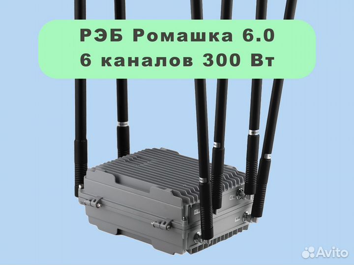 Подавитель дронов рэб Ромашка 6.0 / 6 каналов