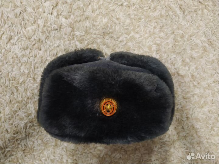 Шапка ушанка мужская