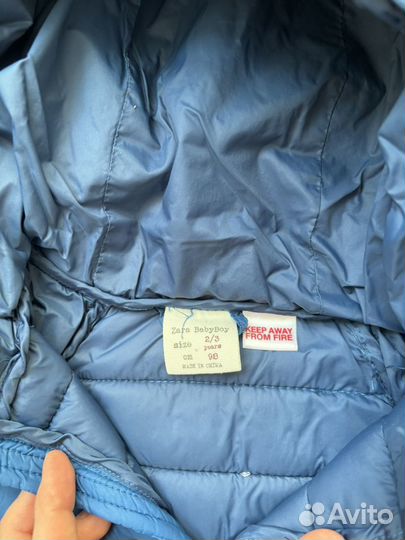 Куртка zara для мальчика 98 размер