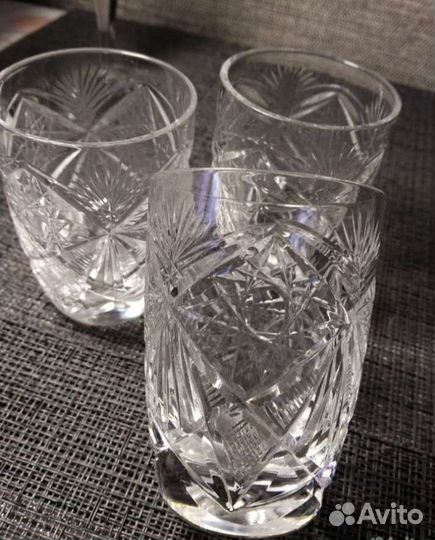 Бокалы, стопки, рюмки. Хрусталь и стекло