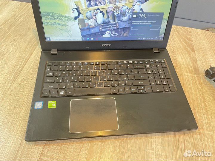 Игровой ноутбук Aser на i5-7gen+8озу+SSD+2видюхи