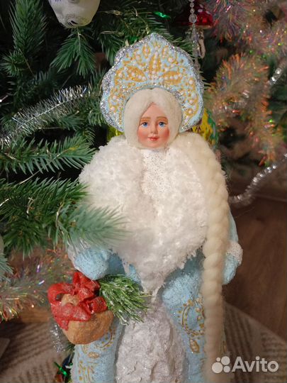 Ватные Дед Мороз и Снегурочка