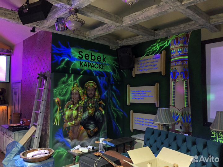 Художник. Роспись стен. Граффити