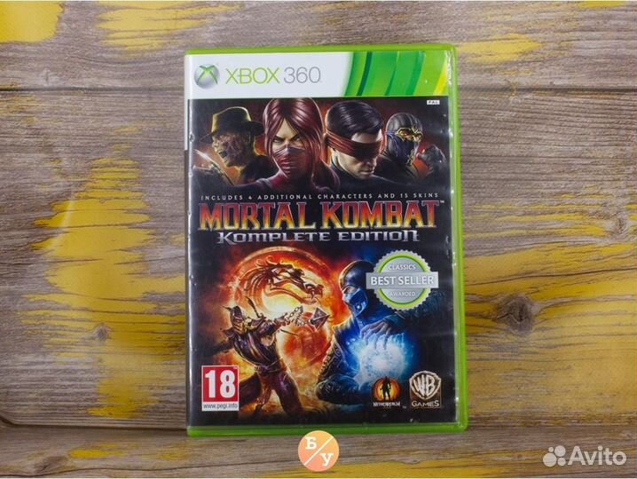 Диск для XBox 360 Mortal Combat Complete Edition