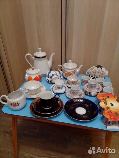 Чашки блюдца