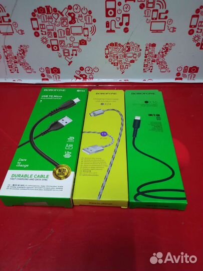 USB провода micro usb,Type-C,lighning к2