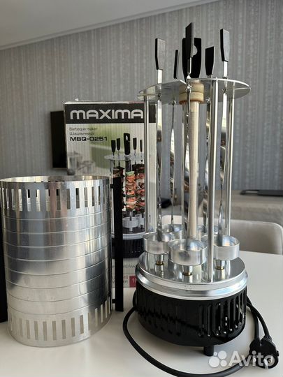 Электрошашлычница Maxima MBQ-0251