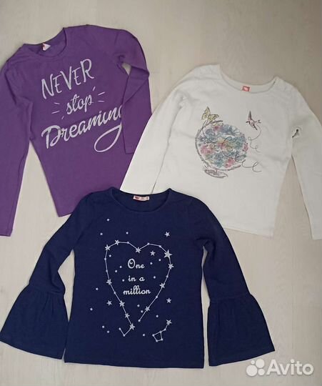 Вещи пакетом для девочки, 134