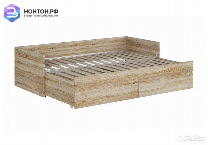Кровать раздвижная Кастор дуб сонома