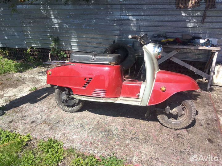 Мотороллер Тулица (Турист) с книжкой