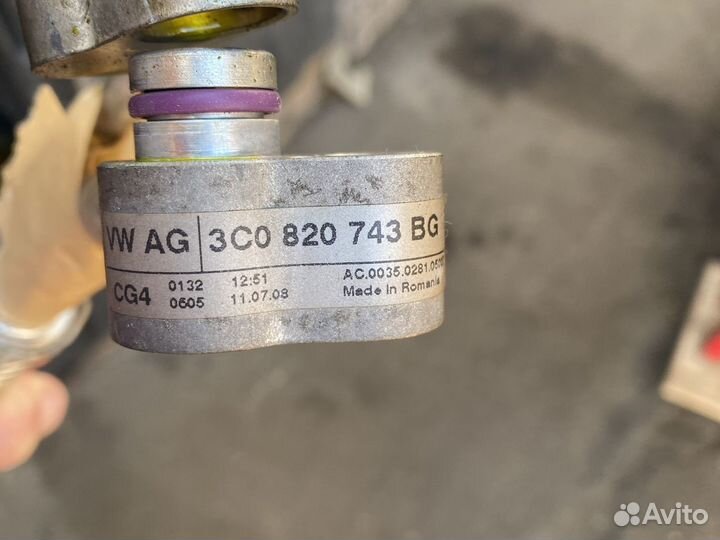 Трубки кондиционера vw passat cc 3.6 bws