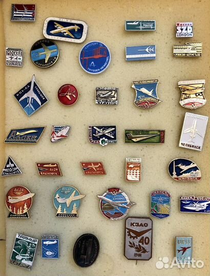 Коллекция авиация - значки СССР