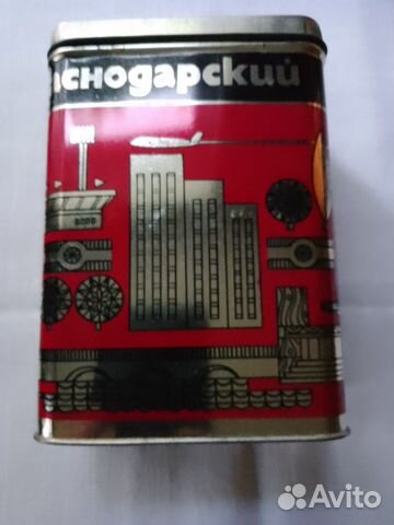 Жестяные банки для чая СССР