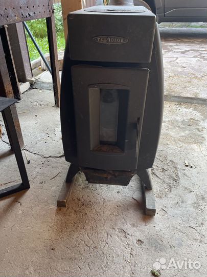 Печь камин на дровах бу