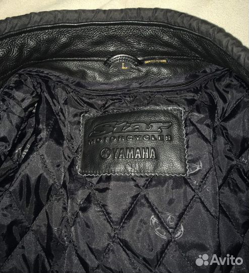 Кожаная мотоциклетная куртка Yamaha Stars