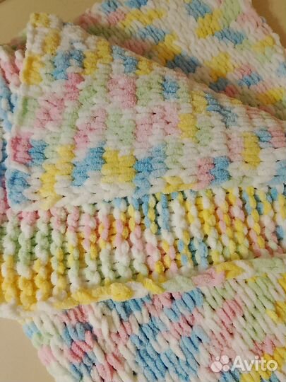 Плед детский плюшевый