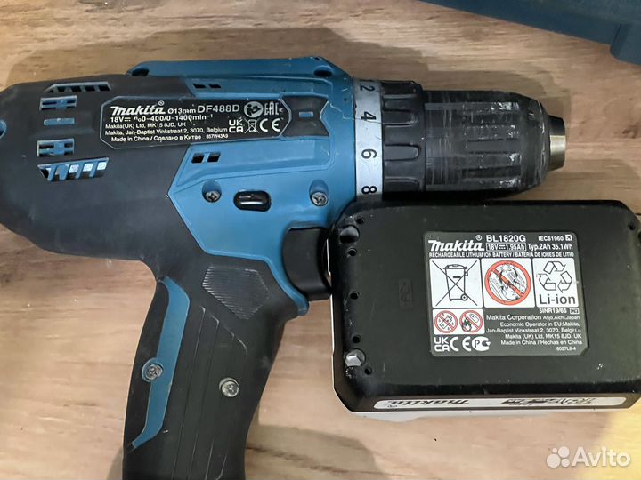Шуруповерт makita 18v бу