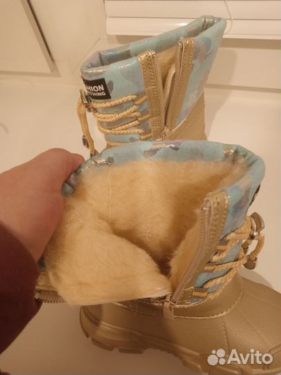 Ботинки зимние детские новые
