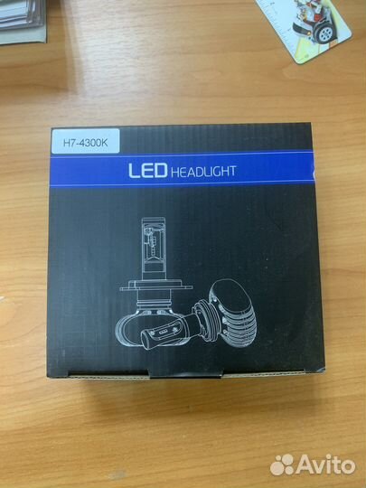 Led лампы цоколь Н7 4300 К