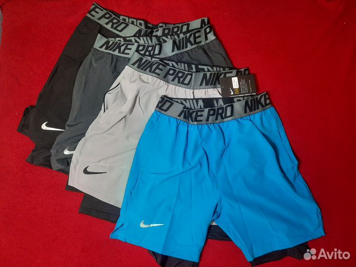 Шорты nike pro 4 цвета