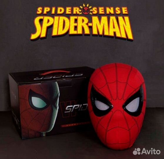 Маска человека паука подмигивающая spider man mask